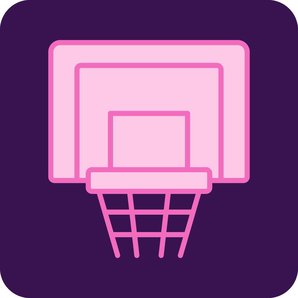 basketbal hoepel vecto icoon vector