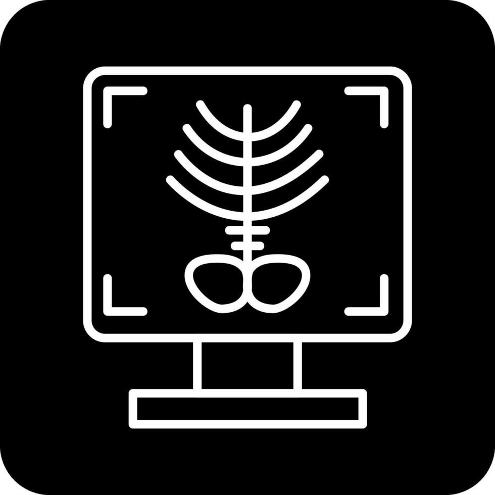 röntgenstraal bot vecto icoon vector