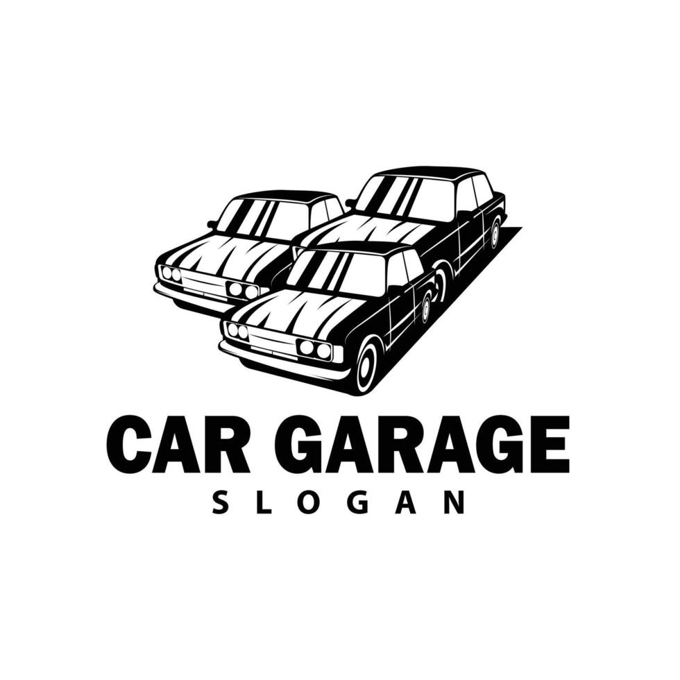 klassiek auto logo ontwerp insigne postzegel vector voertuig spier auto oud wijnoogst retro sjabloon illustratie