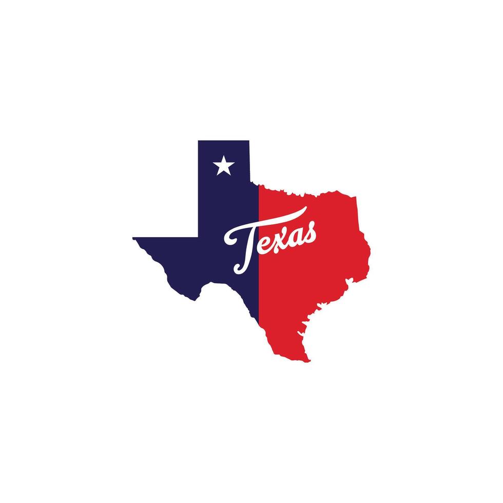 Texas staat logo vector