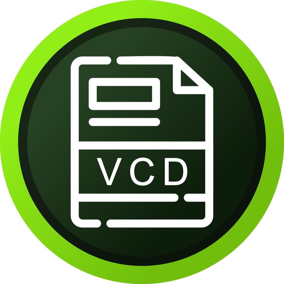 vcd creatief icoon ontwerp vector