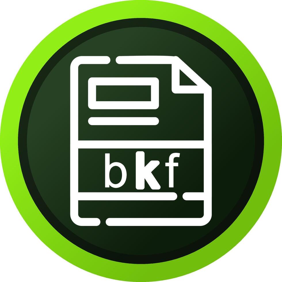 bkf creatief icoon ontwerp vector