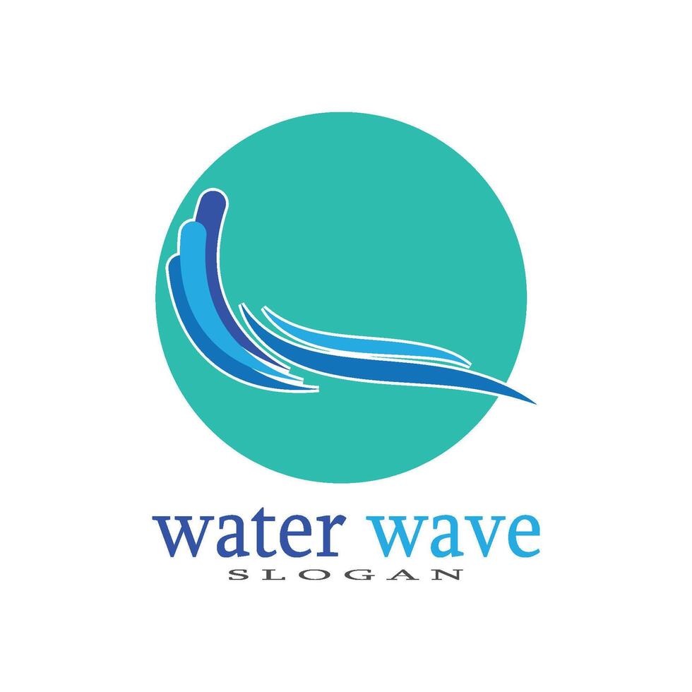 watergolf logo sjabloon vector