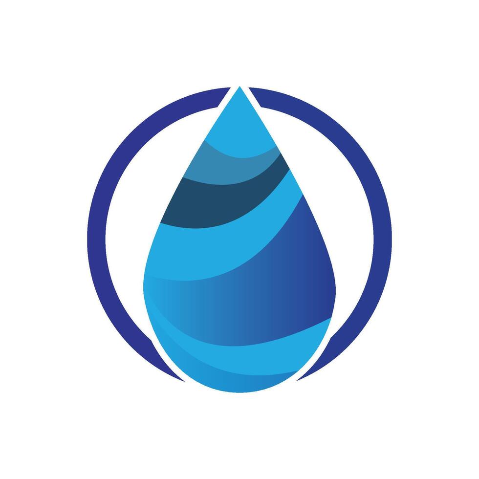 waterdruppel logo sjabloon vector