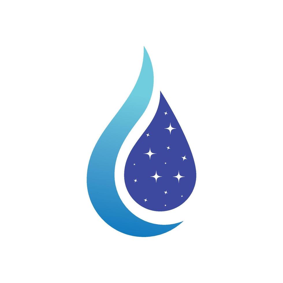 waterdruppel logo sjabloon vector