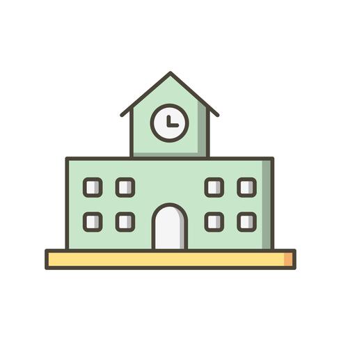 school vector pictogram