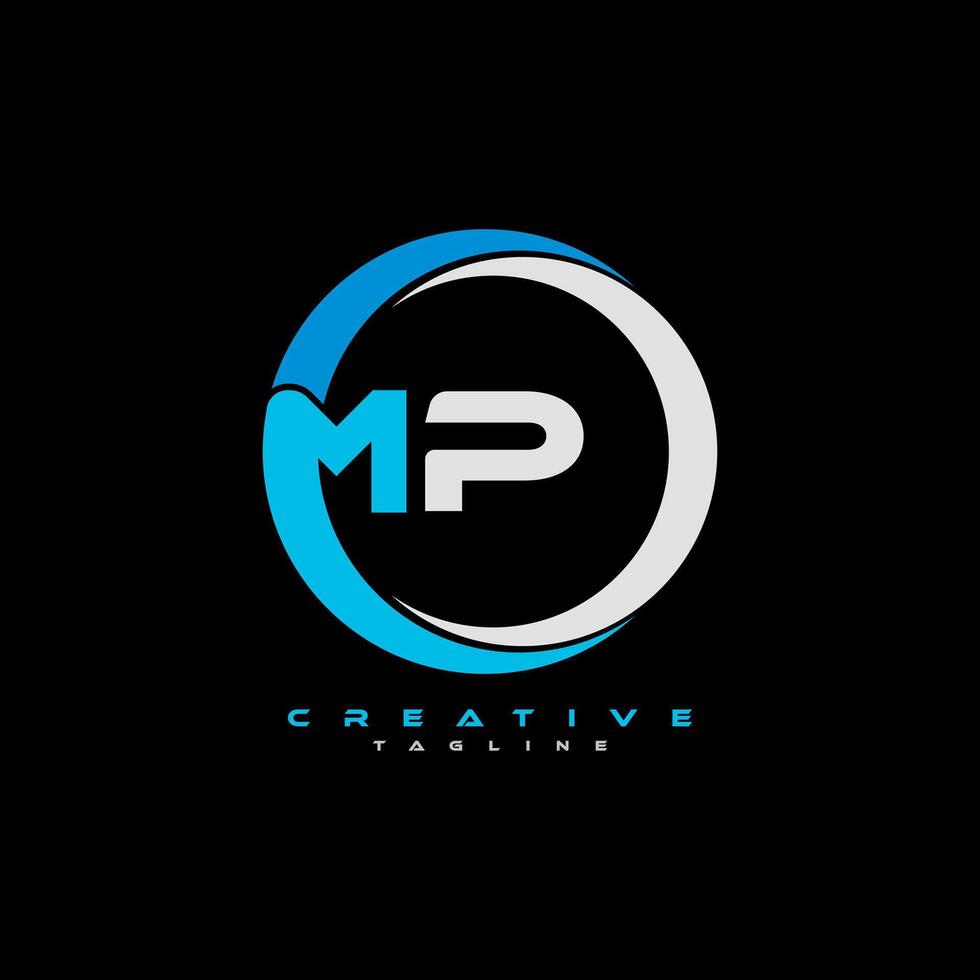 smp brief logo ontwerp Aan zwart achtergrond. smp creatief initialen brief logo concept. smp brief ontwerp. vector