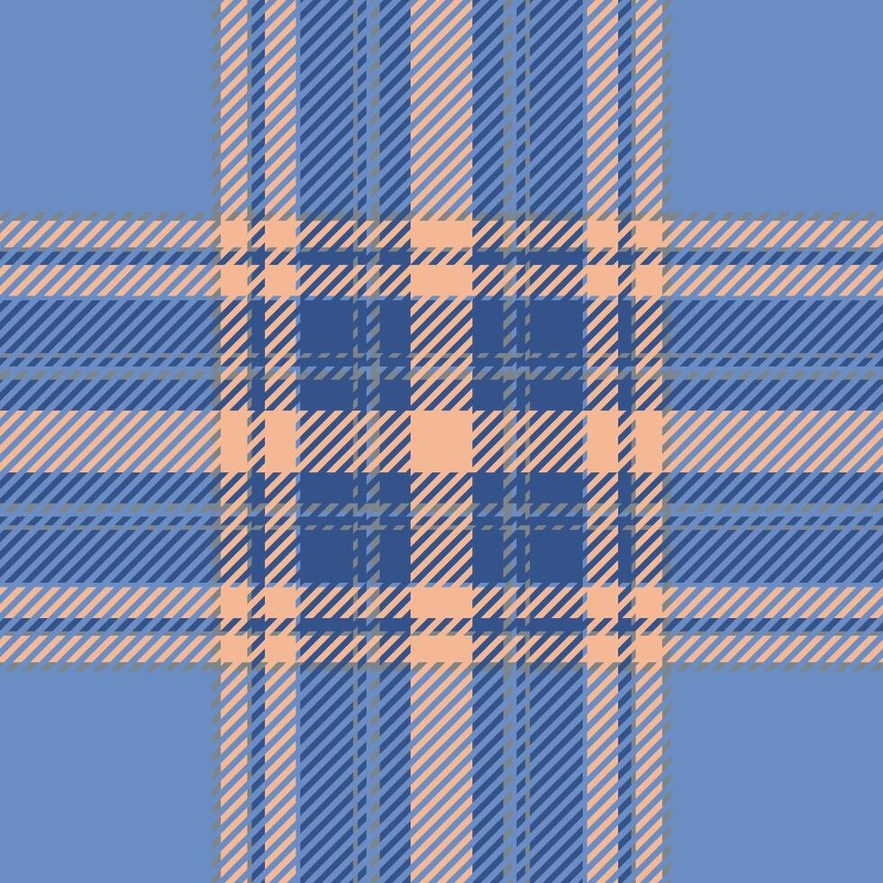 plaid controleren patroon. naadloos kleding stof textuur. Schotse ruit textiel afdrukken. vector