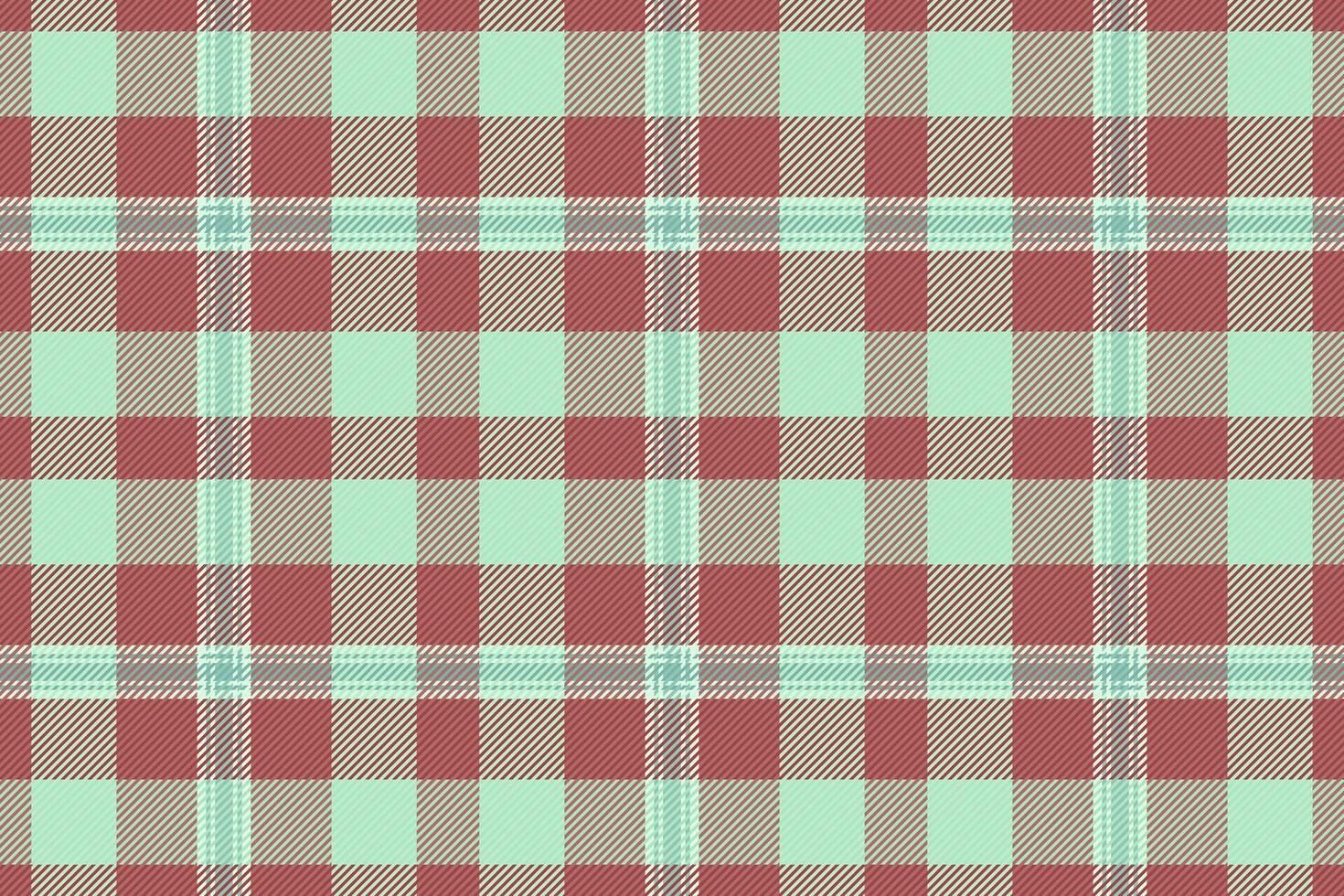 pak structuur achtergrond controleren, groet kaart kleding stof textiel vector. vakantie Schotse ruit naadloos plaid patroon in rood en licht kleuren. vector