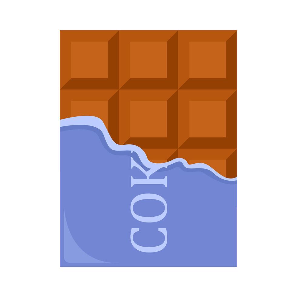 chocola bar illustratie vector