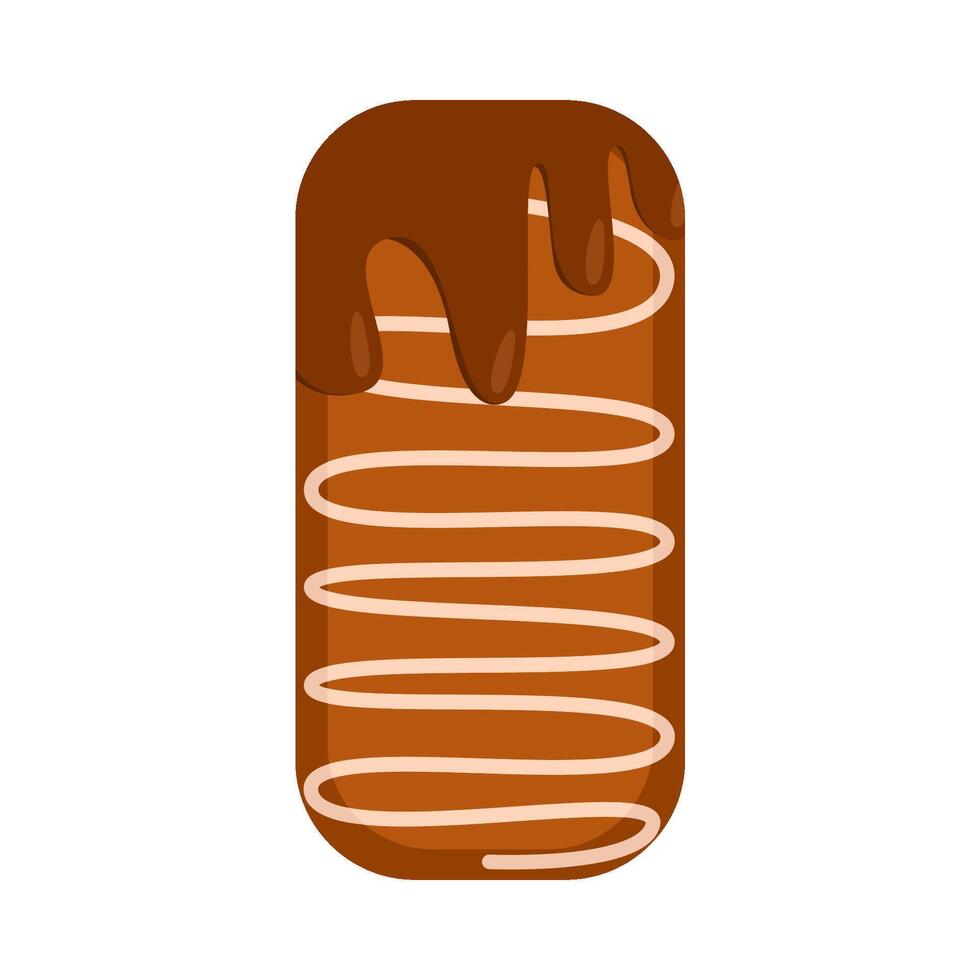 ijs room chocola illustratie vector