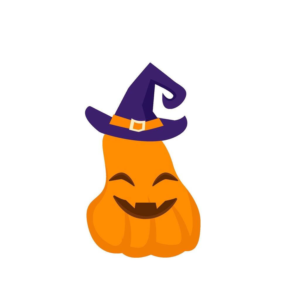 pompoen halloween heks illustratie vector