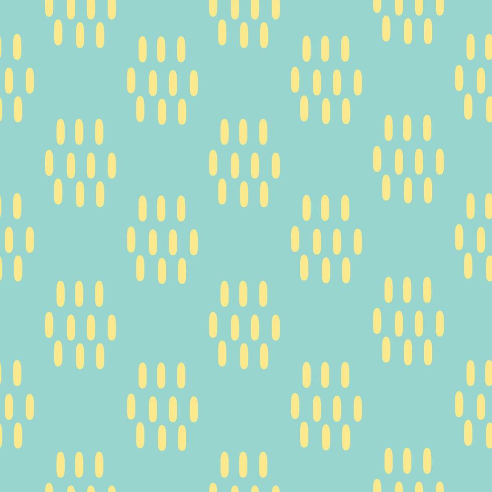 reeks van schattig pastel minimaal naadloos patroon met lijnen Poka dots tekening lijnen hand- trek vector illustratie