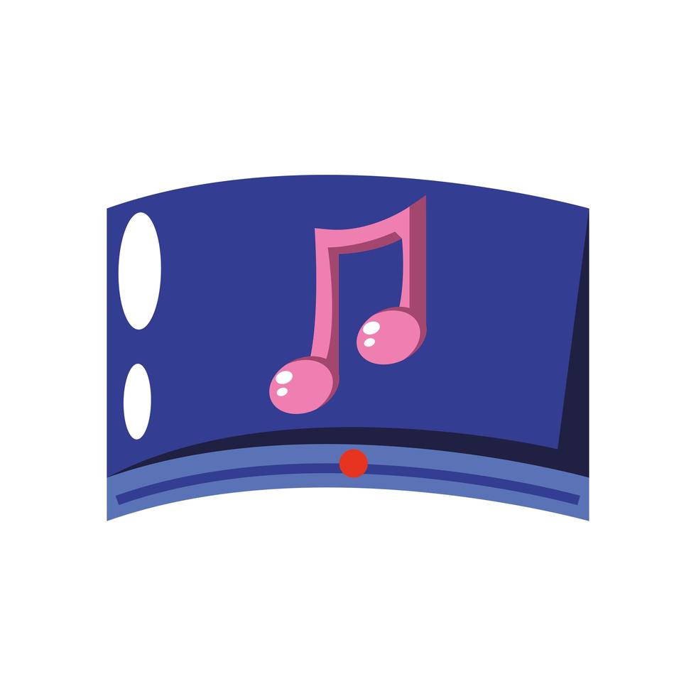 muziek website cartoon vector