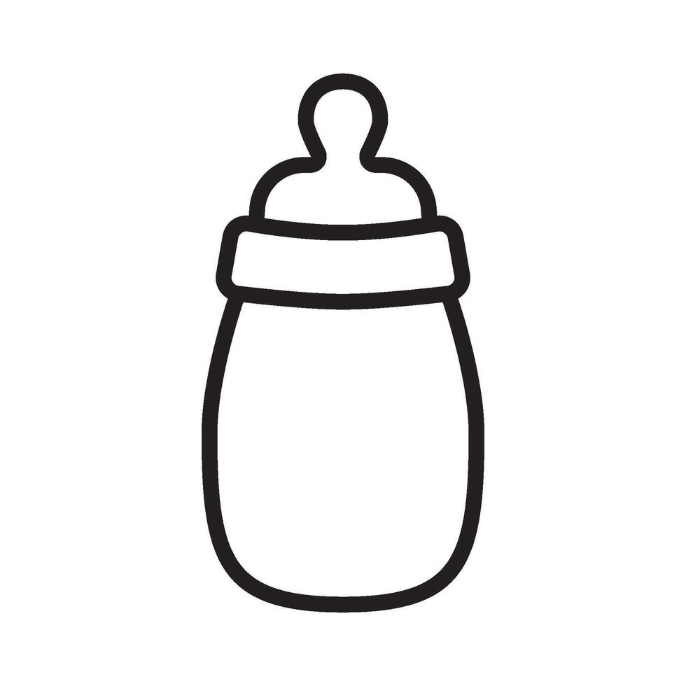 baby fles icoon ontwerp vector sjabloon