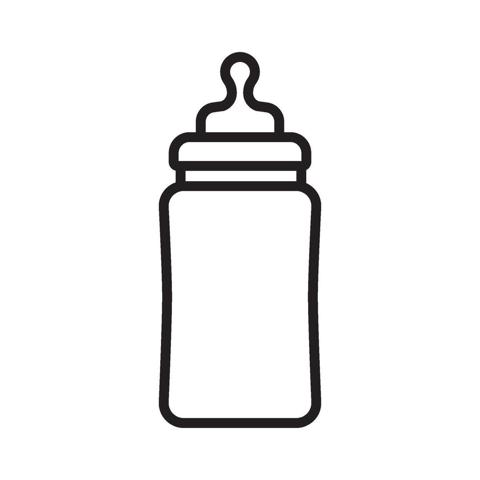 baby fles icoon ontwerp vector sjabloon
