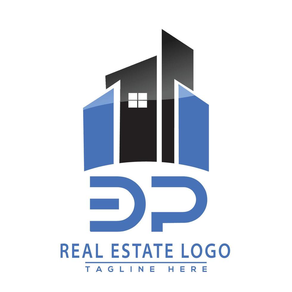 bp echt landgoed logo ontwerp vector