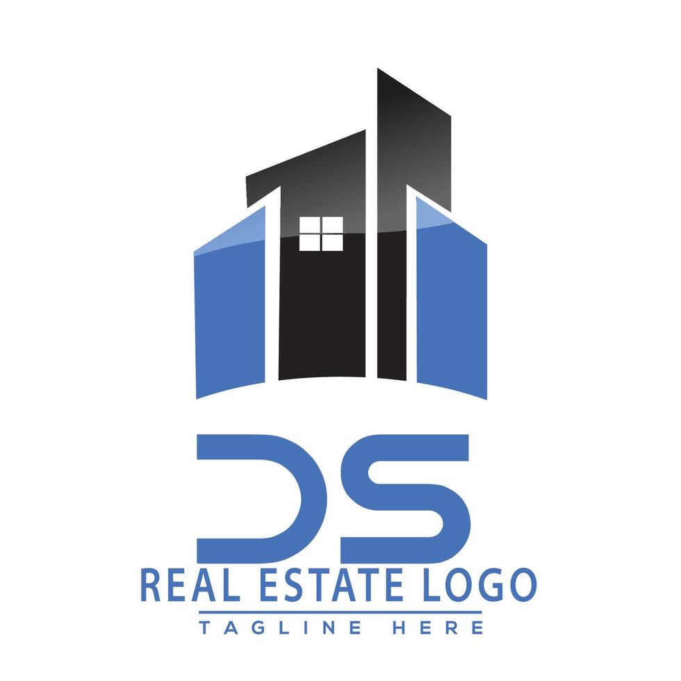 ds echt landgoed logo ontwerp vector