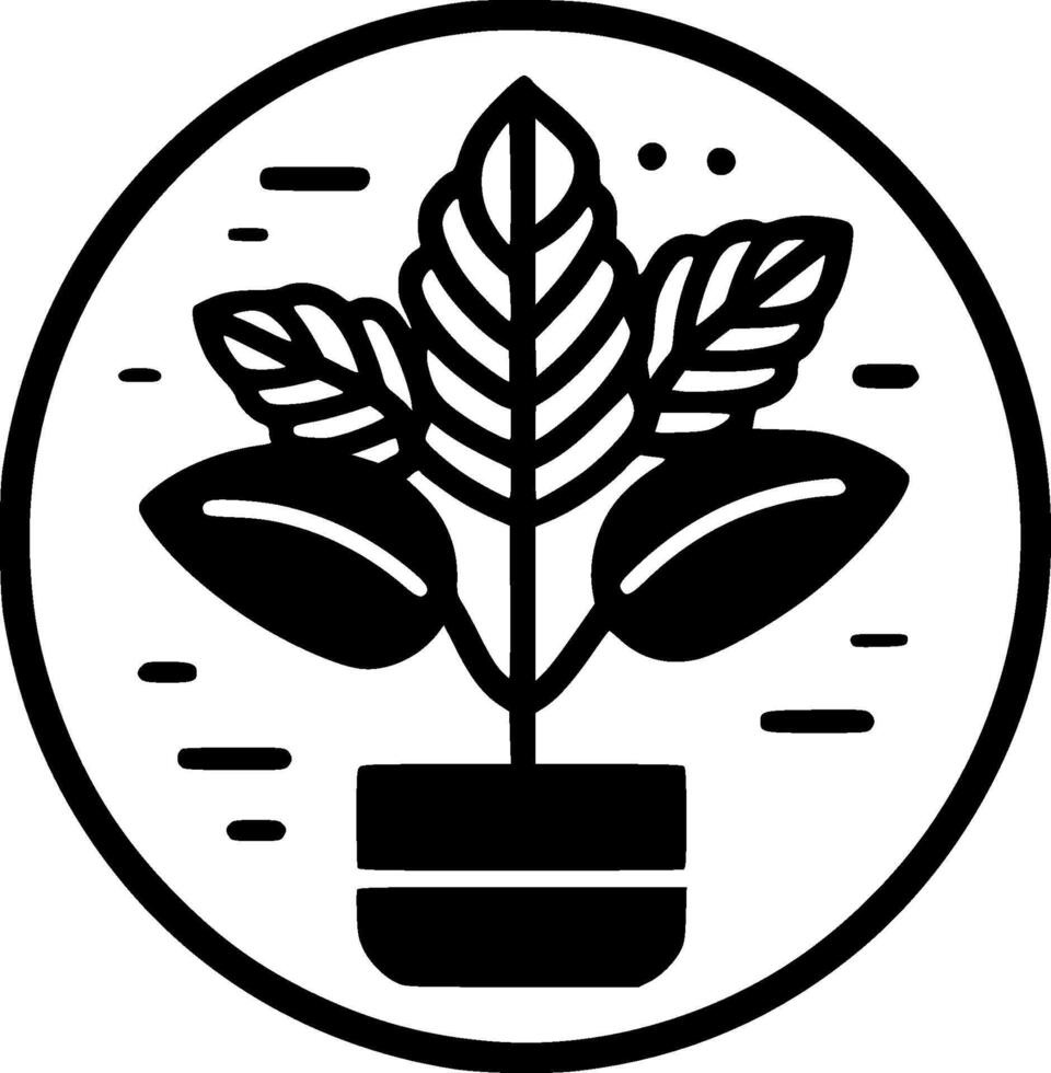 planten - hoog kwaliteit vector logo - vector illustratie ideaal voor t-shirt grafisch