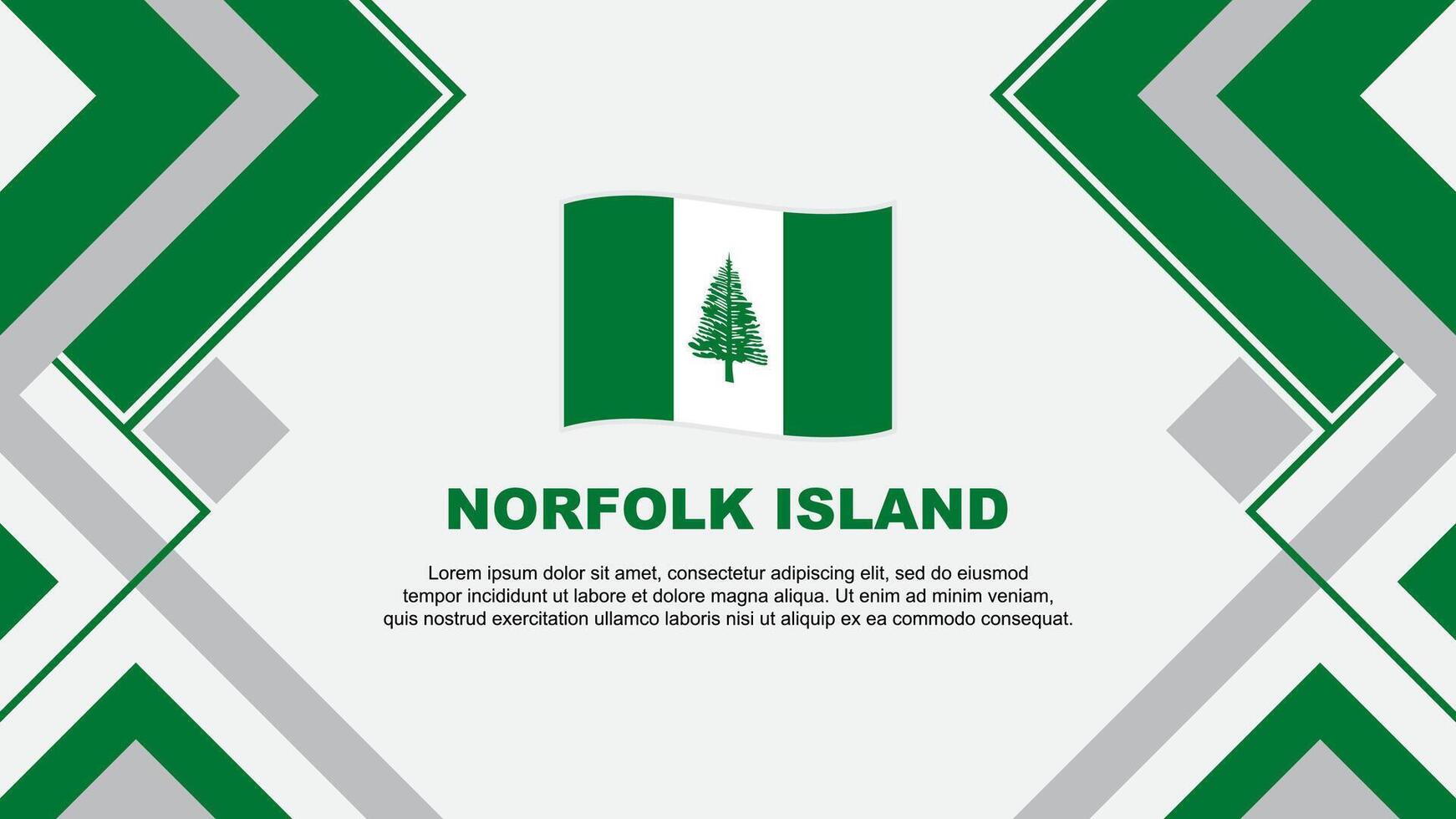 norfolk eiland vlag abstract achtergrond ontwerp sjabloon. norfolk eiland onafhankelijkheid dag banier behang vector illustratie. norfolk eiland banier