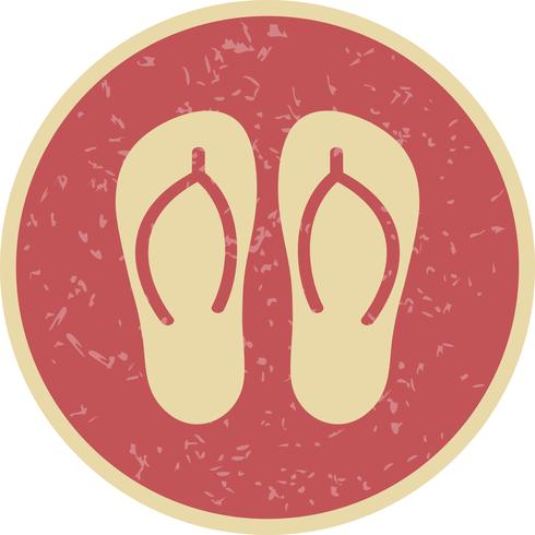 slippers vector pictogram