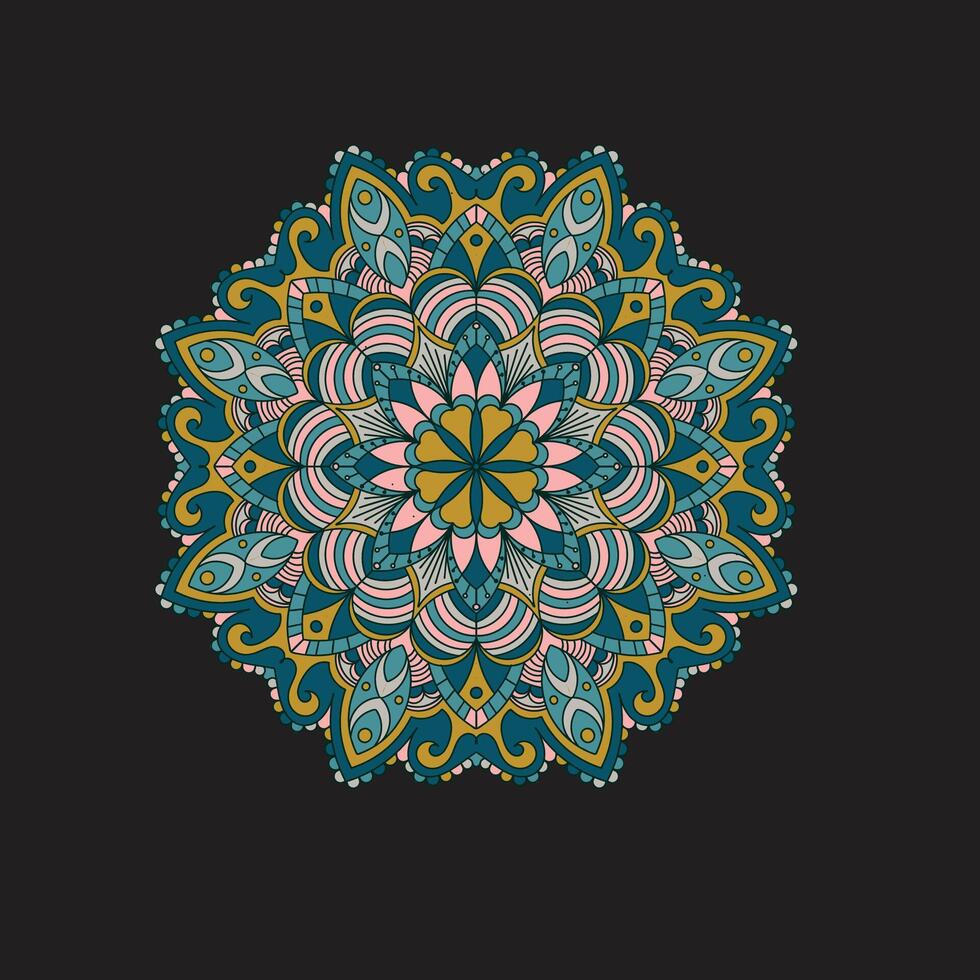 vector reeks van kleurrijk bloemen mandala's decoratief luxe mandala ontwerp elegant kleurrijk mandala achtergrond symmetrisch kleurrijk patroon, Indisch patroon, oosters geklets