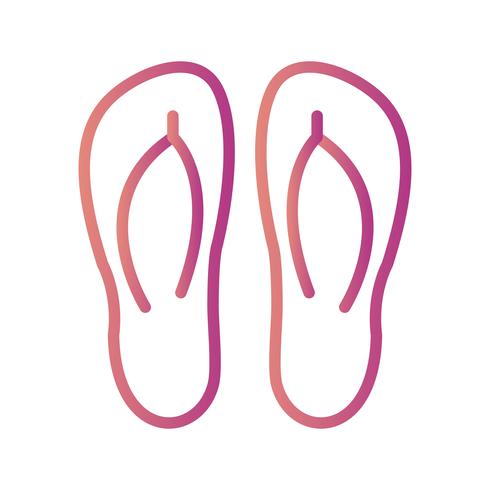 slippers vector pictogram