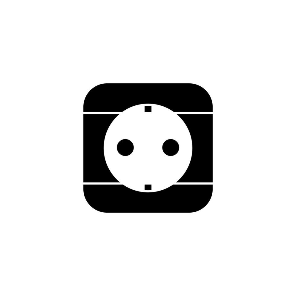 stopcontact concept lijn icoon. gemakkelijk element illustratie. stopcontact concept schets symbool ontwerp. vector