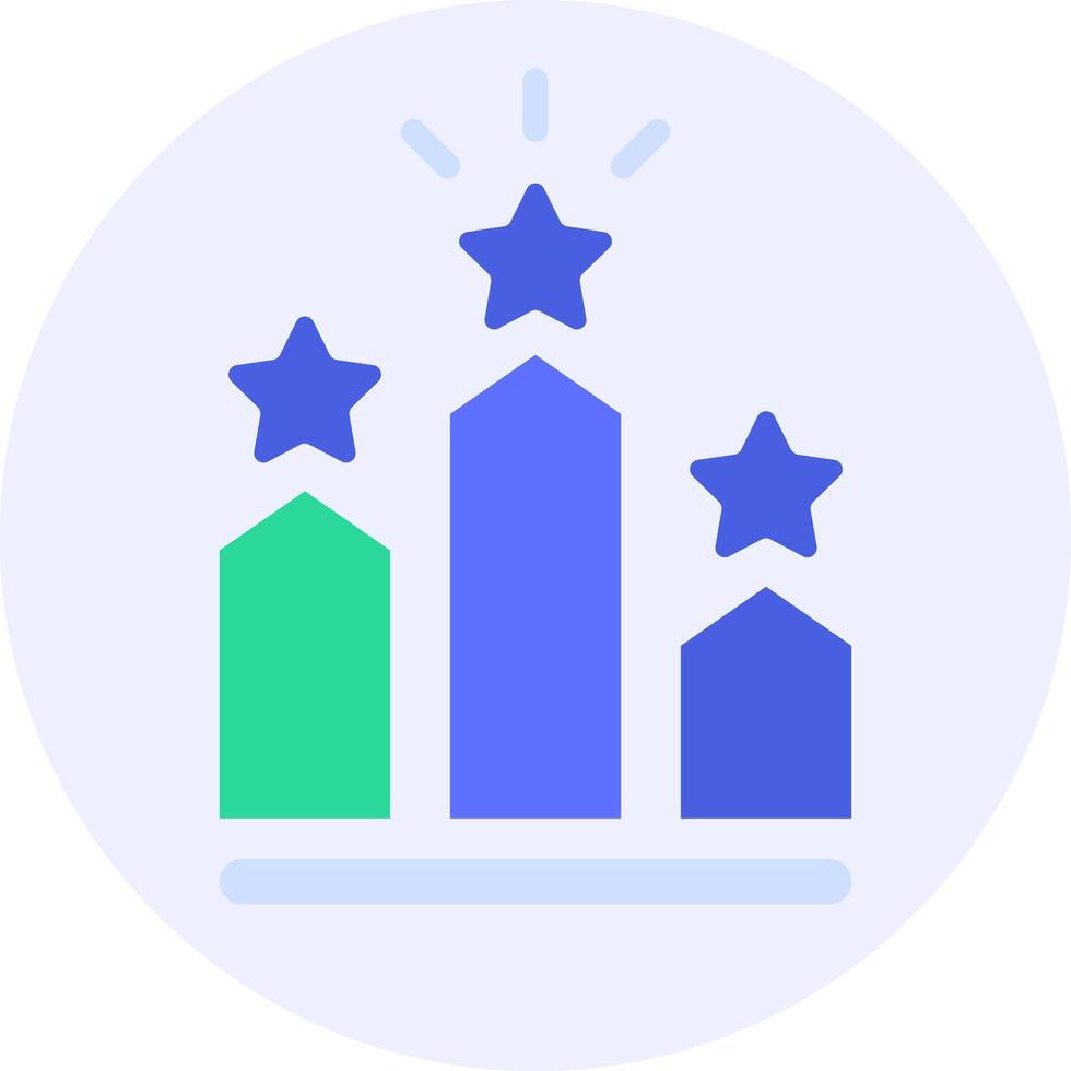 ranking podium modern icoon illustratie vector