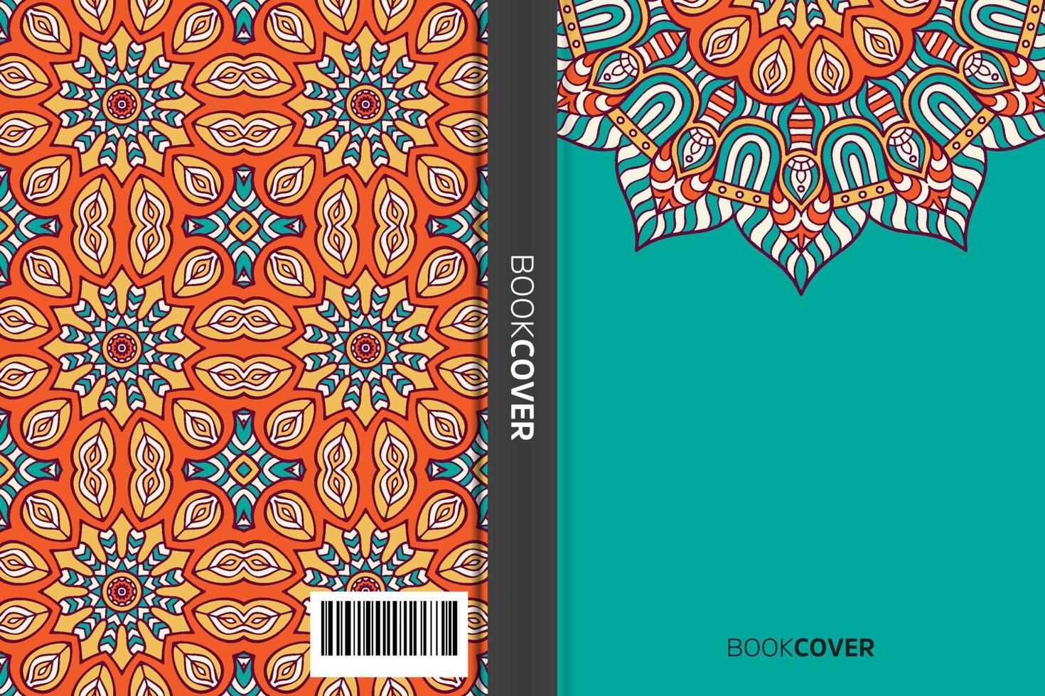 mandala omslagboek vector