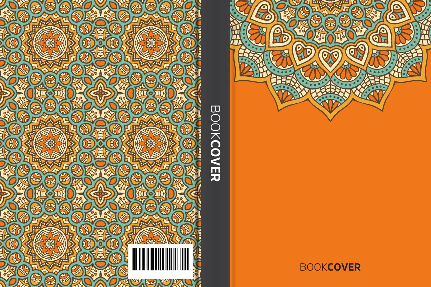 mandala omslagboek vector