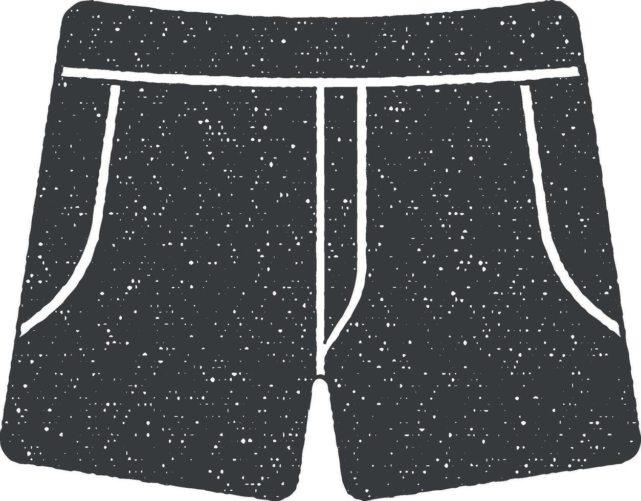 mannen slips vector icoon illustratie met postzegel effect