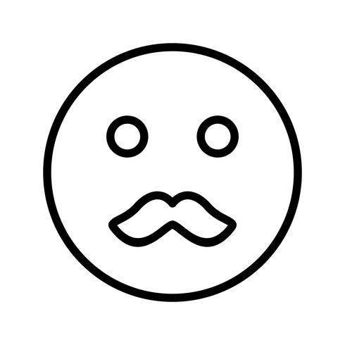 Snor Emoji Vector Icon