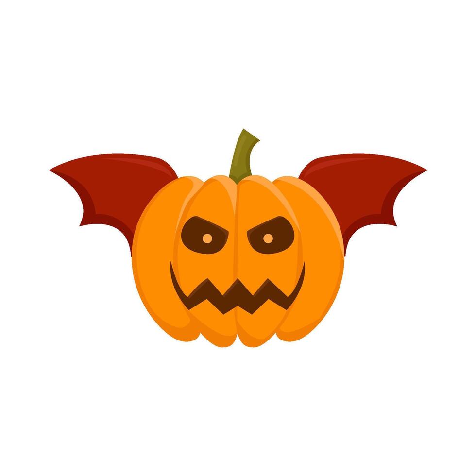 pompoen halloween knuppel illustratie vector