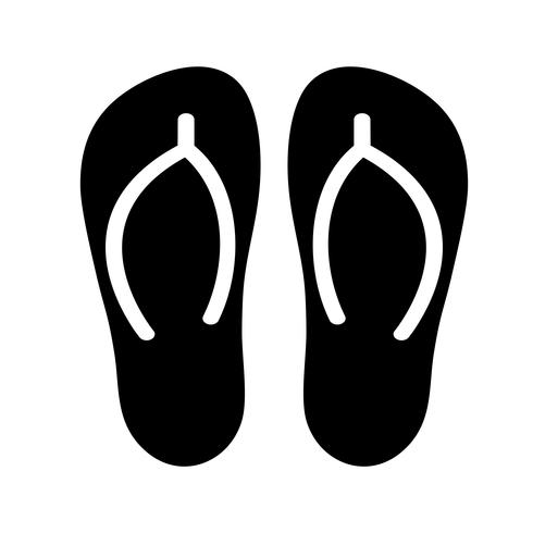 slippers vector pictogram