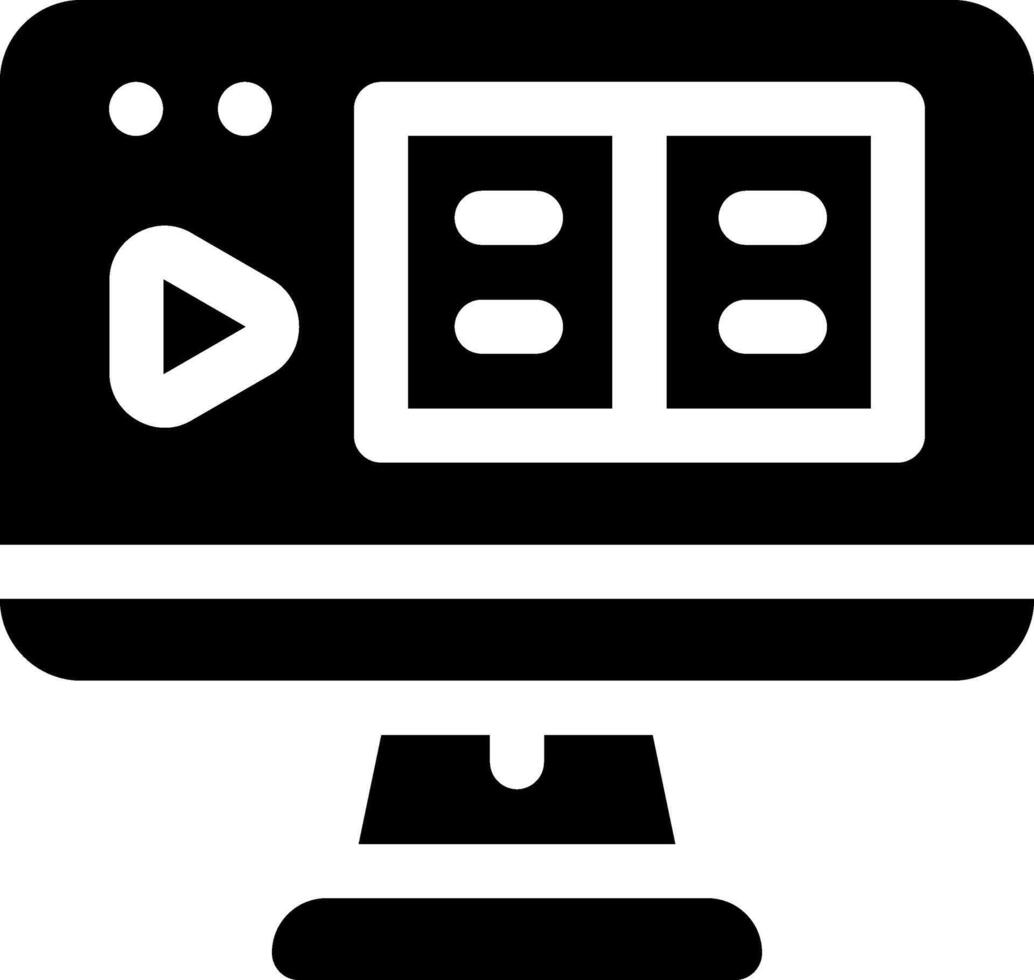 deze icoon of logo online streaming icoon of andere waar het legt uit dingen dat moet worden bereid door een instelling naar voorzien informatie online naar de openbaar en anderen of ontwerp toepassing vector