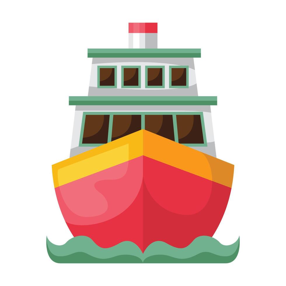 schip icoon. vector ontwerp