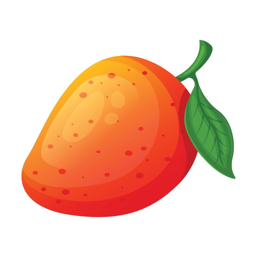 mango fruit icoon ontwerp. vers fruit vector