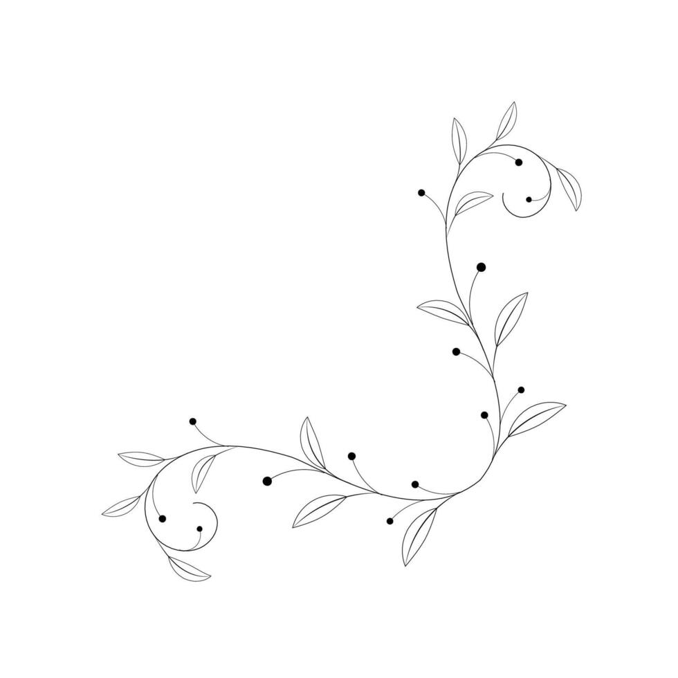 bloemen floreren vector ornament ontwerp.