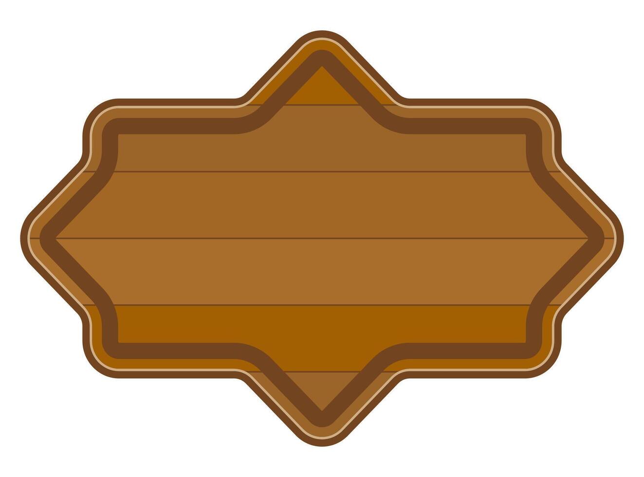 houten bord gemaakt van hout tekenfilm voorraad vector illustratie geïsoleerd Aan wit achtergrond