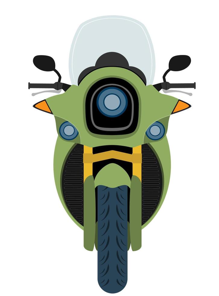 motor modern snel sport- motorfiets vector illustratie geïsoleerd Aan wit achtergrond