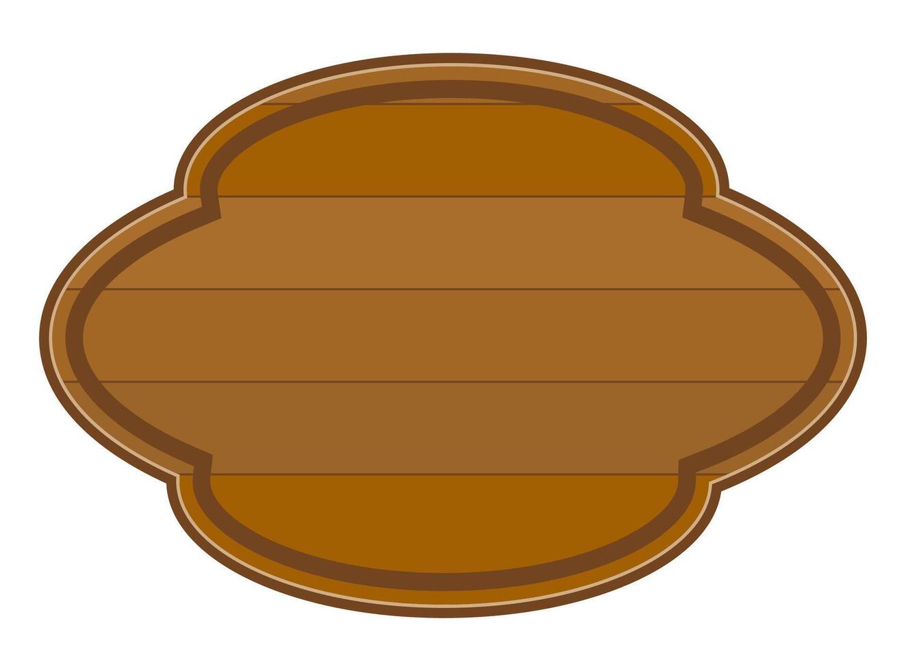 houten bord gemaakt van hout tekenfilm voorraad vector illustratie geïsoleerd Aan wit achtergrond