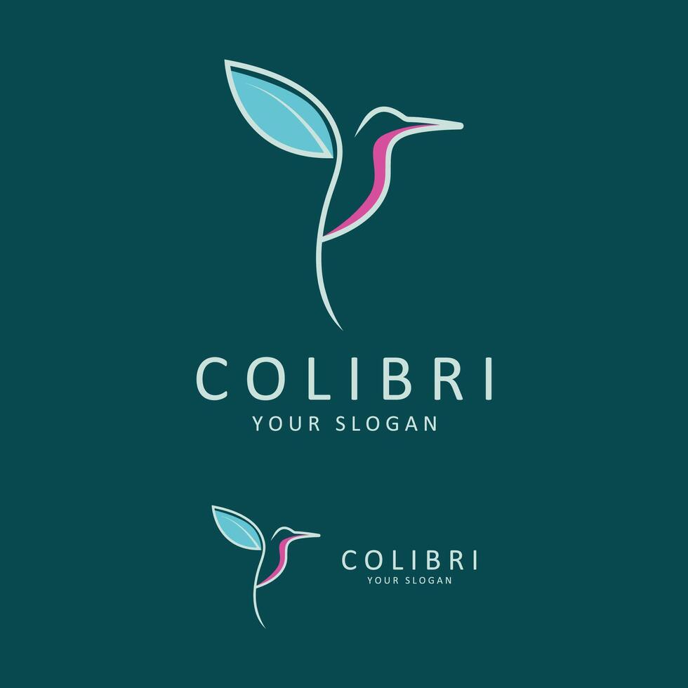 mooi gemakkelijk vogel colibri logo ontwerp vector. deze logo is Super goed voor bedrijven of ondernemingen verwant naar dieren, en natuur fotograaf vector