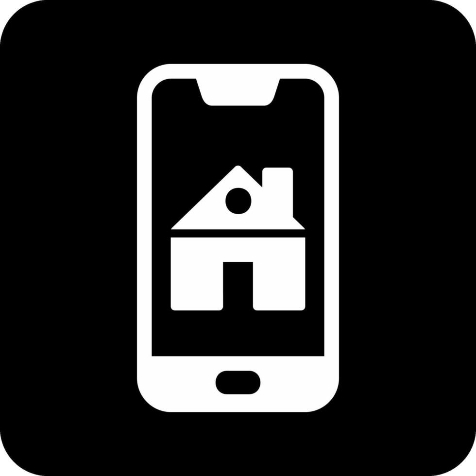 smartphone huis controle vecto icoon vector