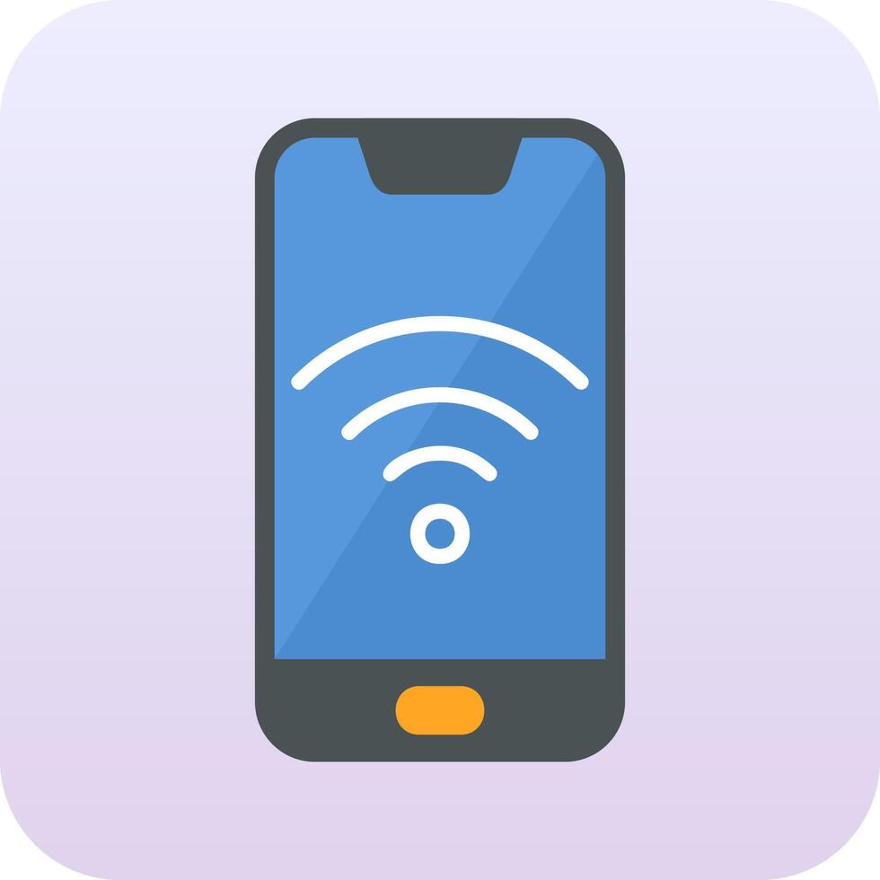 smartphone Wifi vecto icoon vector