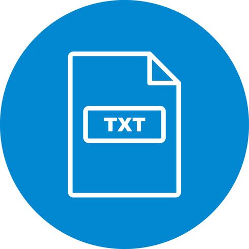 TXT Vector pictogram