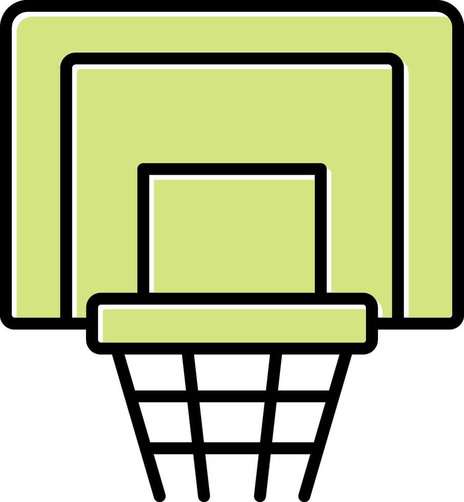 basketbal hoepel vecto icoon vector