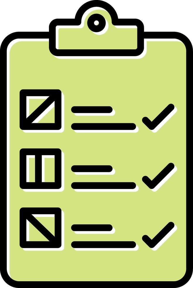 checklist vecto icoon vector