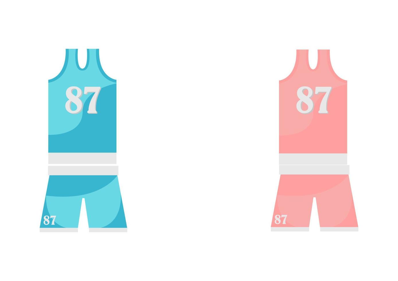 illustratie van sportkleding vector