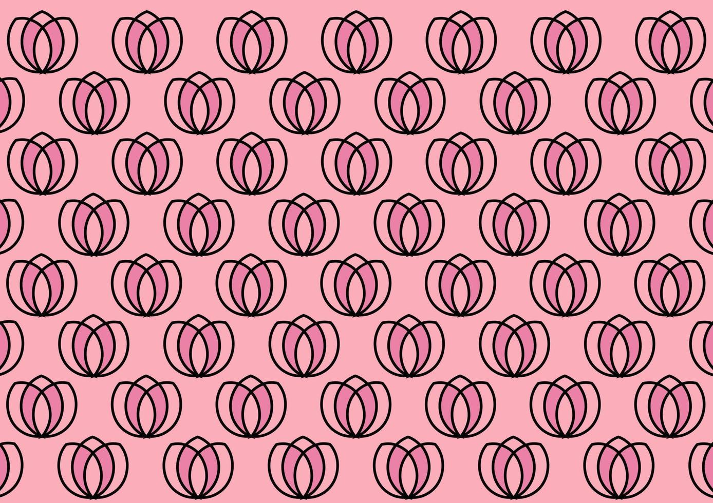 roze achtergrond met bloemmotief vector